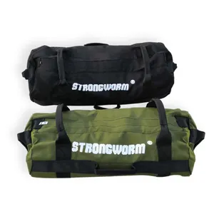 Toptan Strongman kum torbası vücut geliştirme Fitness kum torbası renkli eğitim kum torbası