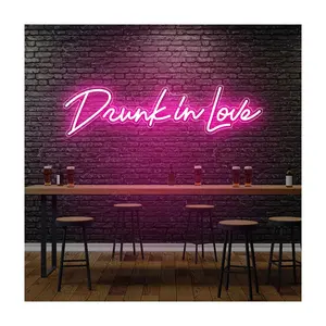 OUX Dropshipping Acrylic Custom Led Light Neon Sign Waterproof Neon Sign Art For Bar Sign Bedroom Birthday Party Home