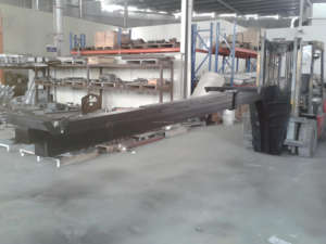 מלגזה להרמת זכוכית, נירוסטה, חדשה, קיבולת 2.8 טון להעמסה/פריקה של ארגזי זכוכית, בעלת תו תקן CE, לשימוש פנימי/חיצוני - Product Image 2