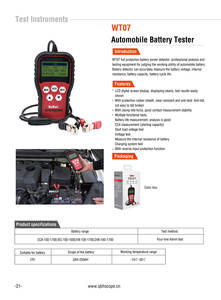 เครื่องวิเคราะห์การคายประจุแบตเตอรี่ลิเธียม <span class=keywords><strong>LiFEPO4</strong></span> QBH WT07ชาร์จแบตเตอรี่สำหรับ <span class=keywords><strong>Li</strong></span>-<span class=keywords><strong>ion</strong></span> agm Gel Nimh - Product Image 5