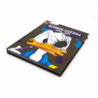 Carnet d'écriture personnalisé A6 format poche pour enfants, impression couleur, papier ligné, reliure agrafée, édition scolaire