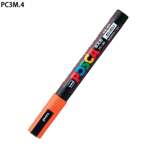 Marcadores para Pizarra Blanca Uni Serie PC3M, 24 Colores, Borrado en Seco, Punta Redonda, Doble Cara, para Oficina y Escuela, 0.9-1.3mm - Product Image 4