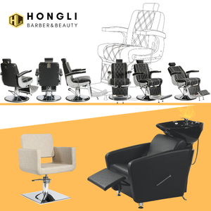 HONGLI-lavabo portátil para lavado de champú, silla y cuenco, muebles de salón - Product Image 5