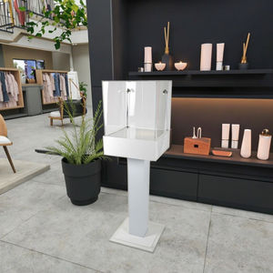 حقيبة عرض فاخرة عالية الجودة للمتحف مع إضاءة ليد أرضية-مواد بيرسبيكس - Product Image 2