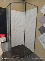 Panneau mural en PVC imitation marbre de 1 m à 1,2 m de large, 250 mm de large, imperméable, matériau idéal pour le revêtement de salle de bain et les carreaux de plafond en PVC