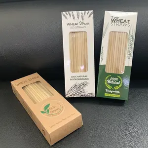 Paja de trigo Natural Biodegradable, ecológica, venta al por mayor