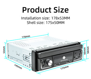 Bestree Haute Puissance 7388 DC12V dans le Tableau <span class=keywords><strong>de</strong></span> Bord Android Autoradio Single Din 7 Inch Android Lecteur <span class=keywords><strong>de</strong></span> Voiture avec BT WIFI Double USB Récepteur AUX - Product Image 2
