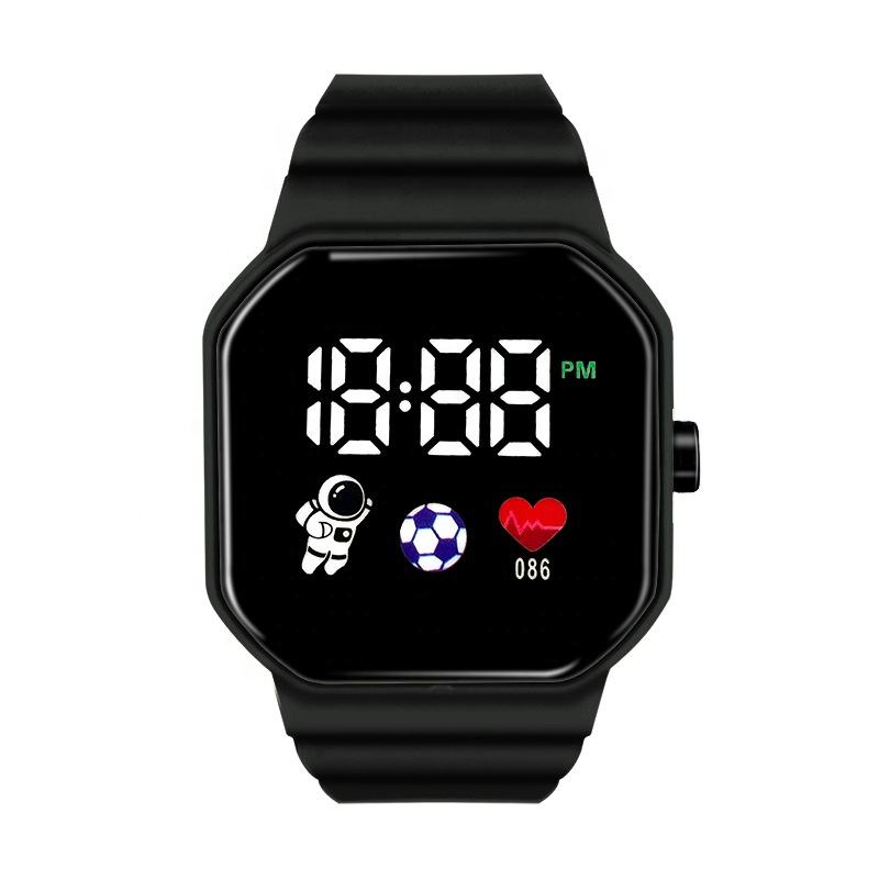 Hot Simple Children Digital Watch New Trend Style High Quality Sport  Student Wrist LED Watch for Kids