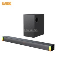 Système de Son TV Home Cinéma avec Barre de Son, Tables de Mixage Audio et Caisson de Basses Sans Fil