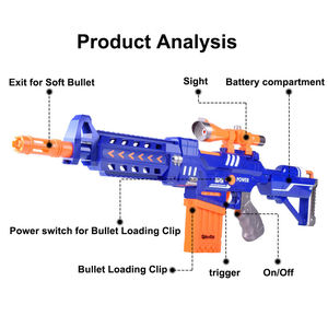 Arma de eva macia eletrônica, balas de ar para crianças, jogar ao ar livre, arma de brinquedo, menino, brinquedo feito na china - Product Image 4