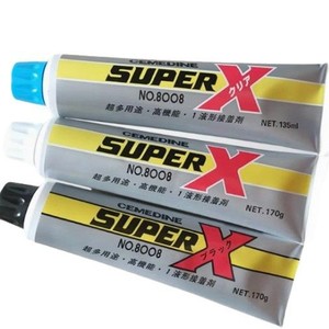 Colle polyuréthane Cemedine Super X 8008, adhésif industriel tout usage, imperméable, séchage rapide - Product Image 2