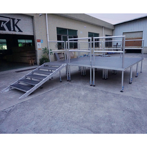 Plateforme de scène mobile extérieure réglable en hauteur, scène en aluminium pour événements festifs - Product Image 3