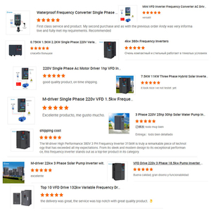Hybrid AC <b>Solar</b> <b>Pump</b> 220V 1.5kw 2.2kw MPPT <b>Solar</b> Water <b>Pump</b> for Submersible <b>Pump</b> PV500-0015G1,PV500-0022G1 Efficient Power Conve - Product Image 5