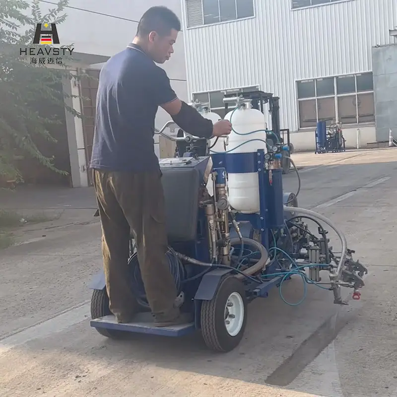 Graco Hydraulic Motor System Manual or Automatic Paint and Bead Guns Airless Paint Sprayer Road Line Marking Machine