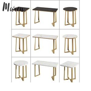 Set di <span class=keywords><strong>Tavoli</strong></span> e <span class=keywords><strong>Sedie</strong></span> <span class=keywords><strong>da</strong></span> <span class=keywords><strong>Esterno</strong></span> Moderni in Marmo Quadrati, Resistenti all'Acqua e Durevoli, per Hotel e Ristoranti - Product Image 2