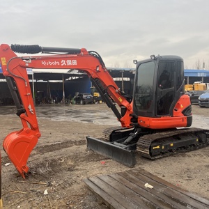 Excavatrice Kubota 55 d'<span class=keywords><strong>occasion</strong></span> de 5 à 6 tonnes avec attache rapide et <span class=keywords><strong>broyeur</strong></span> U55-4 U 55-5 U 35 U 15 <span class=keywords><strong>Mini</strong></span>-excavatrice avec moteur Kubota - Product Image 2