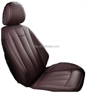 Cuscini per seggiolini auto sportivi per 17-24 <span class=keywords><strong>Audi</strong></span> <span class=keywords><strong>A4</strong></span>/allroad 11 pz coprisedili in pelle ventilata marrone - Product Image 1