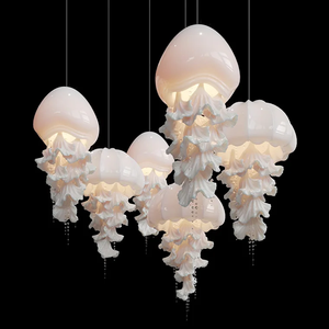 Lámpara de Arte de medusas, lámpara colgante, luz Flexible y sombra, una opción de ensueño, luz colgante para decoración de vestíbulo de Hotel - Product Image 2