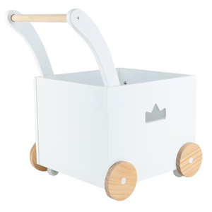 Scooter de carreras de madera moderno para niños pequeños, juguete educativo tipo cama para decoración de granja - Product Image 1