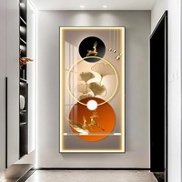 Tableaux Muraux Modernes Brillants 100x50cm pour Salon, Décoration Murale en Cristal, Vente en Gros