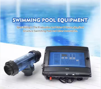 Accessoires pour piscine, chlorinateur à sel, modèle 5g/h, haute efficacité, débit de 100,8 gpm, installation facile, ABS
