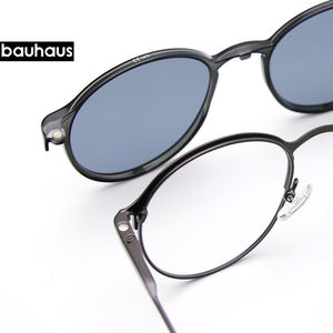 X203 Vente chaude Lunettes <span class=keywords><strong>de</strong></span> <span class=keywords><strong>soleil</strong></span> magnétiques à clip en métal <span class=keywords><strong>de</strong></span> haute qualité, rondes et populaires - Product Image 5
