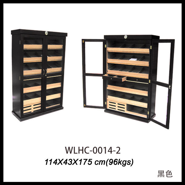 Puerta doble negra mate