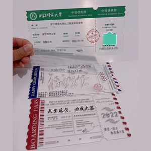 Invitation de <span class=keywords><strong>mariage</strong></span> personnalisée en acrylique, carte d'invitation de <span class=keywords><strong>mariage</strong></span>, <span class=keywords><strong>passeport</strong></span>, carte d'embarquement, billet d'avion, diplôme, anniversaire - Product Image 3