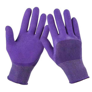 <span class=keywords><strong>Guantes</strong></span> de seguridad transpirables de espuma de plástico recubiertos de goma antideslizantes y resistentes para trabajo pesado - Product Image 3