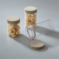 Boîte en plastique PET hermétique vide pour l'emballage de bonbons/sucre/biscuits/céréales/noix/chocolat avec couvercle à vis