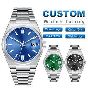 <span class=keywords><strong>Reloj</strong></span> de Pulsera de Lujo para Hombre, con Movimiento Japonés OEM, Caja de Acero Inoxidable, Resistente al Agua 5 ATM, con Logotipo Personalizado - Product Image 1