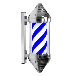 Barberpole Hairdressing Conversion Lamp Round Cylinder Barber Shop LED Conversion Lamp Wall-mounted Retro Hair Salon - Product Image 2