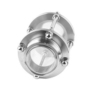 クランプエンド付きサニタリーサイトグラス、フローストレートサイトグラス304 316 3インチトライクランプタイプ - Product Image 3