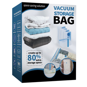 Bolsa de compresión <span class=keywords><strong>al</strong></span> vacío con borde azul grueso moderno, bolsa de almacenamiento de <span class=keywords><strong>ropa</strong></span> <span class=keywords><strong>al</strong></span> por mayor <span class=keywords><strong>para</strong></span> edredón de viaje, edredón de algodón - Product Image 6