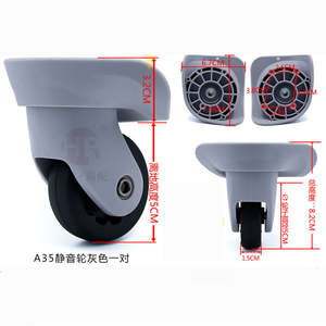 Rueda de equipaje A61, piezas de repuesto, polea, <span class=keywords><strong>rodillo</strong></span>, Maleta, rueda Universal para maleta Samsonite, rueda - Product Image 4