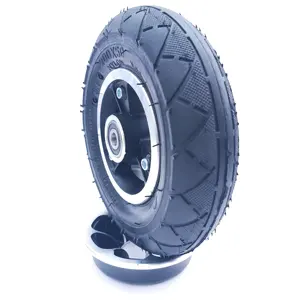 Ban roda karet 200x50, ban pneumatik 8 inci dengan pelek roda logam campuran, kursi roda skuter listrik, suku cadang ban