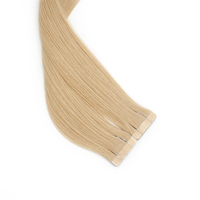 Lanxun - Extensiones de Cabello Humano al por Mayor de 26 Pulgadas, Doble Trama, Europeas, 60a, Extensiones de Cabello Virgen Remy con Cinta Adhesiva