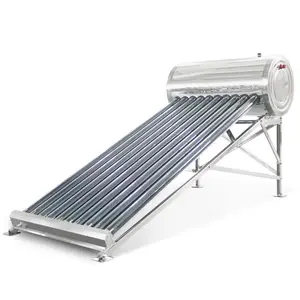 ステンレス鋼トップ重力ルーフフレーム低圧真空管太陽光発電給湯器
