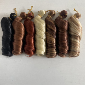 Extensions de cheveux synthétiques bouclés soyeux de 10 pouces, style bob court, boucles françaises, pour tresses en boîte, double trame, pour crochet, boucles souples et rebondissantes - Product Image 6