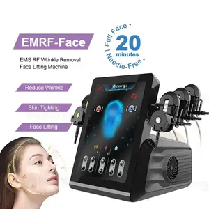 New Products PE Face 6 Handles EmRF Face Lift RF Wrinkle Removal EM PE Face Lifting Wrinkle Reduction Beauty Machine