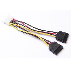 Serial ATA SATA 4 Pin IDE Molex a <span class=keywords><strong>2</strong></span> di 15 Pin HDD IDE Adattatore IDE ATA Y splitter Convertitore Molex HDD sata cavo ide - Product Image 6