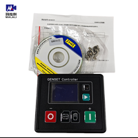 GU601A Set Generator kontrol ganda, modul keamanan kontroler Waktu Nyata tampilan LCD aksesoris Remote otomatis/Manual