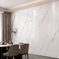 Plaque PVC Effet Marbre Onyx Blanc WYRAX 3,0 mm 1220x2440 mm pour Revêtement Mural Commercial Salle de Bain Facile à Nettoyer Rénovation Hôtelière
