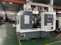 Torno de torneado y fresado CNC de doble husillo vertical LICHI LC-Z46S GSK de servicio medio, recorrido de 400x300 mm, precisión de 0.005 mm, 12 herramientas