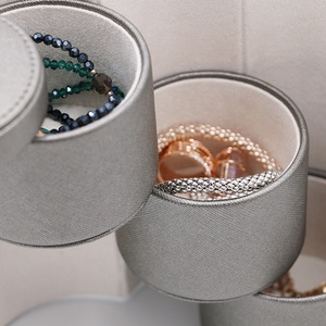 Personnalisé À La Main Rentable Cylindre <span class=keywords><strong>Grain</strong></span> Bijoux Bague <span class=keywords><strong>Collier</strong></span> Bijoux Emballage Sac - Product Image 2