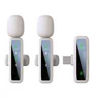 Microphone de revers sans fil portable J81 micro d'enregistrement à suppression de bruit intelligent pour la prise de vue vidéo en classe en ligne