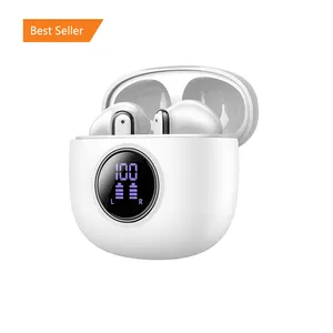 2024 chất lượng hàng đầu không dây Earbuds TWS tốt nhất New Ver thể thao Tai nghe không thấm nước tai nghe mini enc tiếng ồn hủy bỏ tùy chỉnh logo