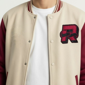 Chaqueta Varsity Moderna con Forro Transpirable para Hombre, Talla Juvenil, Chaqueta Deportiva Varsity Elegante para Hombre en Oferta - Product Image 6