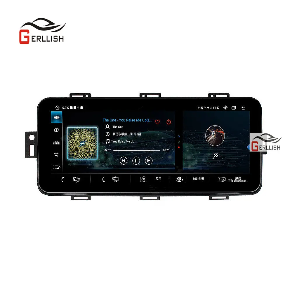 Gerllish Android car dvd Player screen with Car Radio Multimedia Navigation for Land Rover Range Rover Sport L405 L494 2013-2019