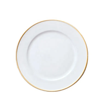 Assiettes de présentation rondes en plastique de 13 pouces, lisses ou à bord perlé, décoratives, pour mariages, fêtes et traiteur